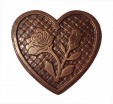 Сердце с розочкой - Шоколадная мастерская | шоколад на заказ в Екатеринбурге