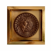 Медаль новогодняя олень - Шоколадная мастерская | шоколад на заказ в Екатеринбурге