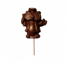 Мудрая сова (на палочке) - Шоколадная мастерская | шоколад на заказ в Екатеринбурге