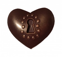Сердце на замочке - Шоколадная мастерская | шоколад на заказ в Екатеринбурге