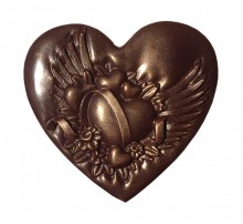 Сердце с крылышками - Шоколадная мастерская | шоколад на заказ в Екатеринбурге