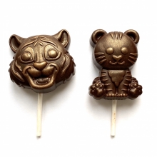 Тигр на палочке - Шоколадная мастерская | шоколад на заказ в Екатеринбурге